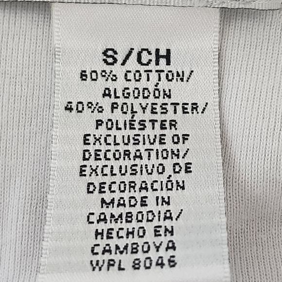 Rebecca Malone Three Quarter Sleeve Cotton Blend I Love You Top Size Small - Picture 8 of 8